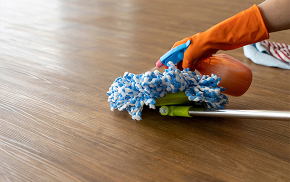 Vinyl Floor Deep Cleaning